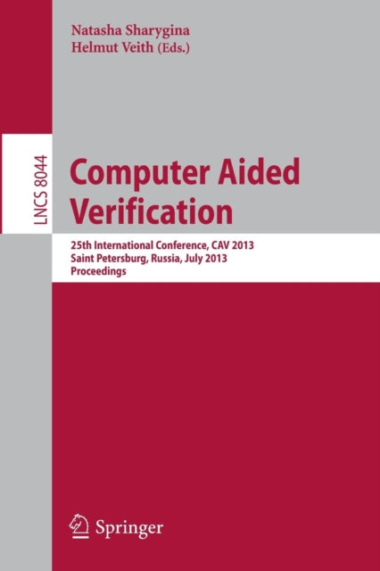 Book cover of: Computer Aided Verification. By: Natasha Sharygina