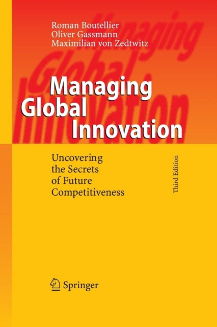 Book cover of: Managing Global Innovation. By: Roman Boutellier