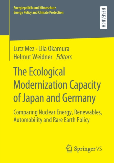 Book cover of: Ecological Modernization Capacity of Japan and Germany. By: Lutz Mez
