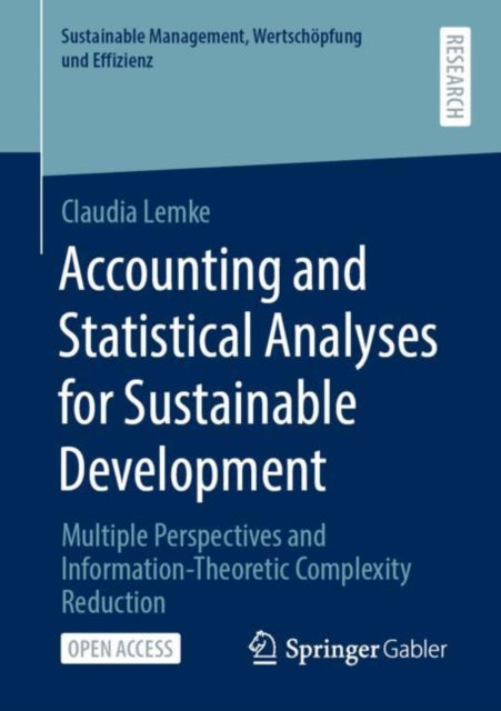 Book cover of: Accounting and Statistical Analyses for Sustainable Development. By: Claudia Lemke