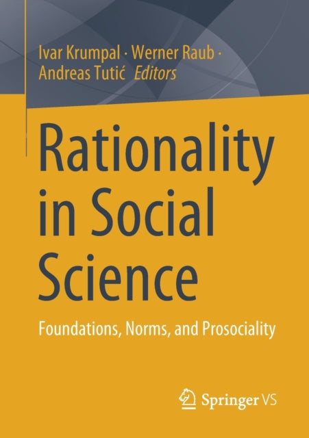 Book cover of: Rationality in Social Science. By: Ivar Krumpal