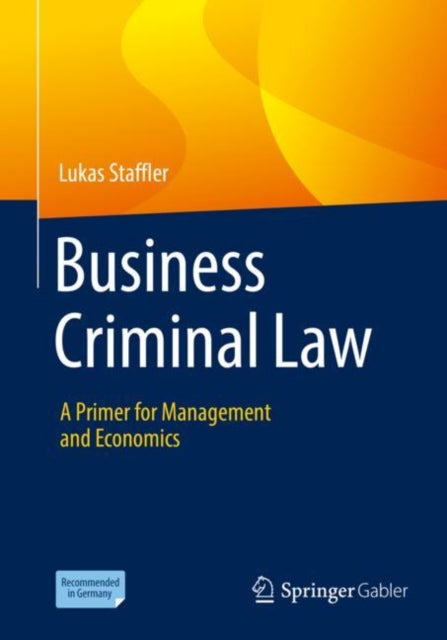 Book cover of: Business Criminal Law. By: Lukas Staffler