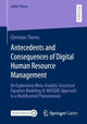 Book cover of: Antecedents and Consequences of Digital Human Resource Management. By: Christian Theres