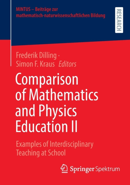 Book cover of: Comparison of Mathematics and Physics Education II. By: Frederik Dilling