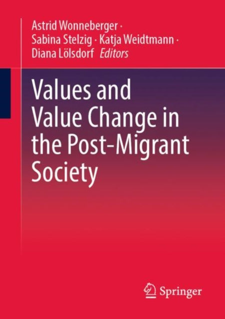Book cover of: Values and value change in the post-migrant society. By: Astrid Wonneberger