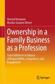 Book cover of: Ownership in a Family Business as a Profession. By: Hermut Kormann