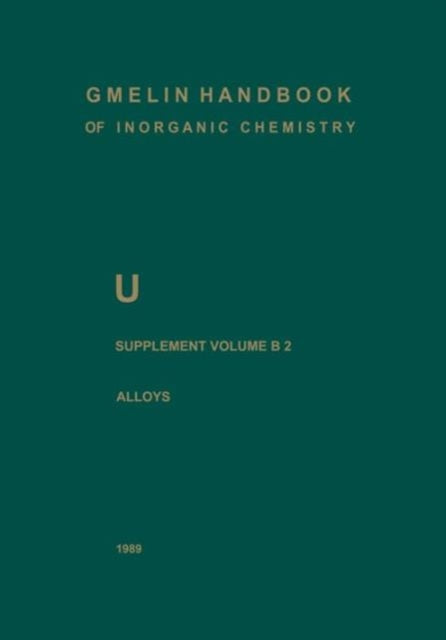 Book cover of: U Uranium. By: Karl-Christian Buschbeck