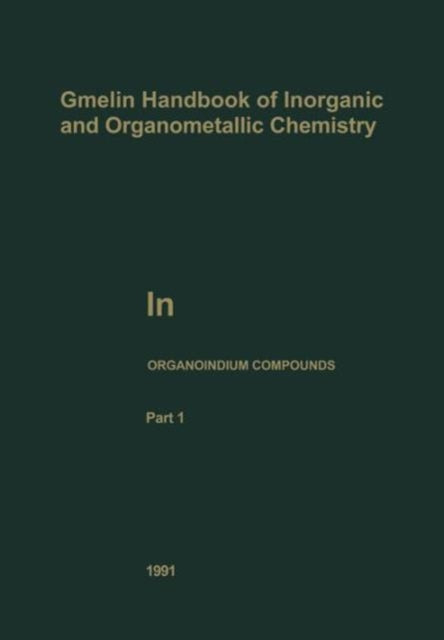 Book cover of: In Organoindium Compounds. By: B. Kalbskopf
