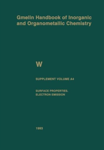 Book cover of: W Tungsten. By: Wolfgang Huisl