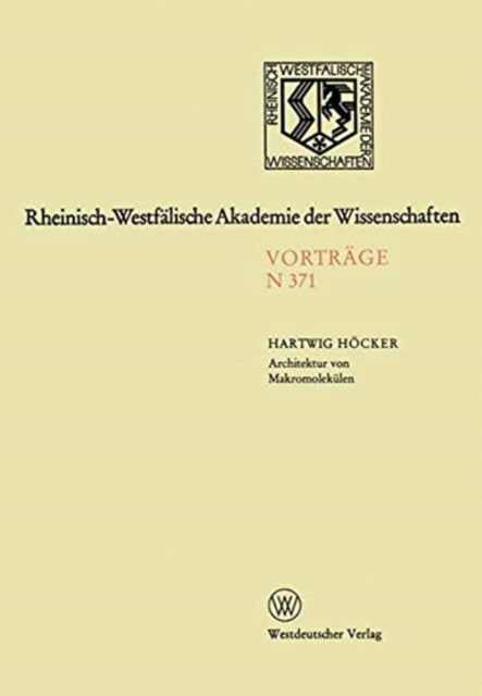 Book cover of: Architektur von Makromolekulen