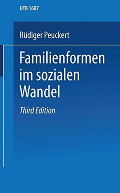 Book cover of: Familienformen im sozialen Wandel. By: Rüdiger Peuckert