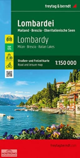 Book cover of: Lombardy, road and leisure map 1:150,000, freytag & berndt