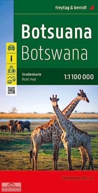 Book cover of: Botswana, road map 1:1,100,000