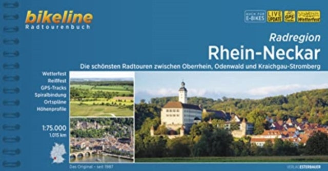 Book cover of: Rhein - Neckar zwischen Oberrhein, Odenwald uns Kraichgau-St