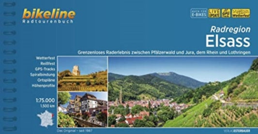Book cover of: Elsass Radregion zw. Pfalzerwald & Jura, Rhein & Lothringen
