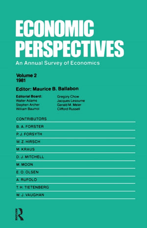 Economic Perspectives (Vol 2)