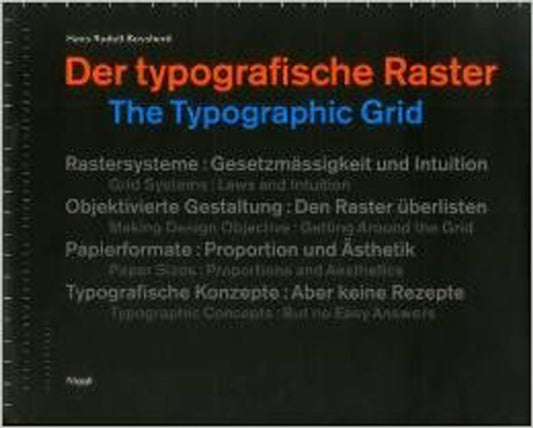 Book cover of: Typographic Grid. By: Hans Rudolf Bosshard