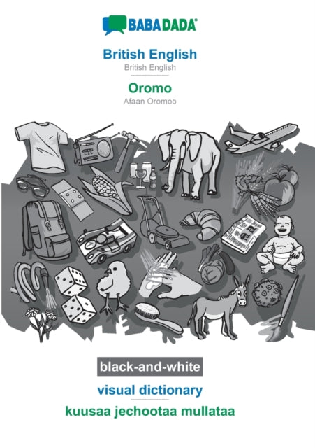 Book cover of: British English - Oromo, visual dictionary, BW