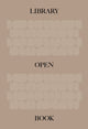 Book cover of: Library: An Open Book