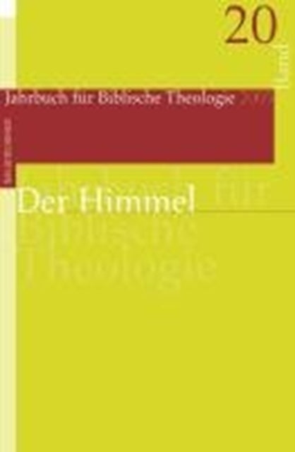 Book cover of: Jahrbuch fA"r Biblische Theologie