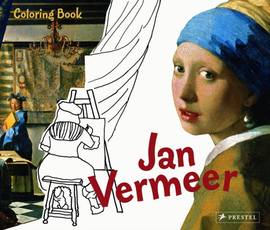 Book cover of: Coloring Book Jan Vermeer. By: Jan Vermeer