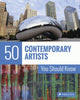 Book cover of: 50 Contemporary Artists You Should Know. By: Christiane Weidemann