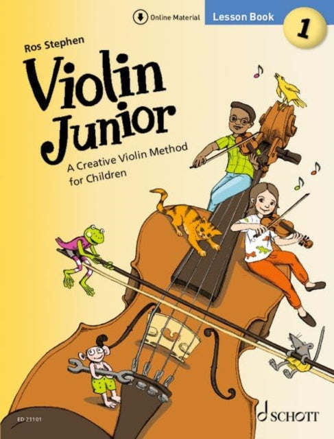 Book cover of: Violin Junior: Lesson Book 1. By: Ros Stephen