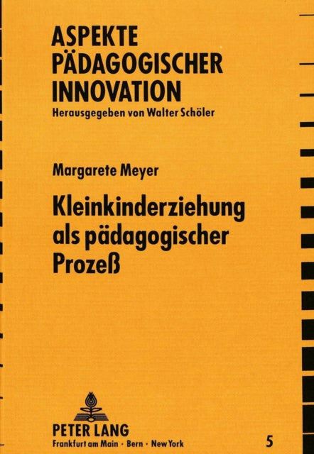 Book cover of: Kleinkindererziehung als paedagogischer Prozess