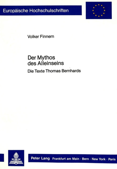 Book cover of: Der Mythos Des Alleinseins