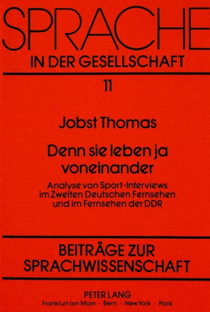 Denn sie leben ja voneinander