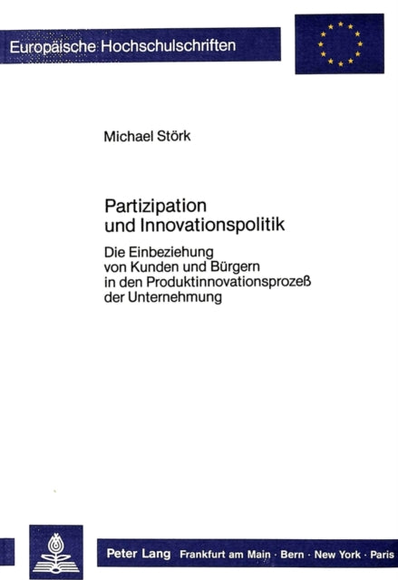 Book cover of: Partizipation und Innovationspolitik