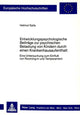 Book cover of: Entwicklungspsychologische Beitraege zur psychischen Belastung von Kindern durch einen Krankenhausaufenthalt