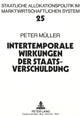 Book cover of: Intertemporale Wirkungen der Staatsverschuldung