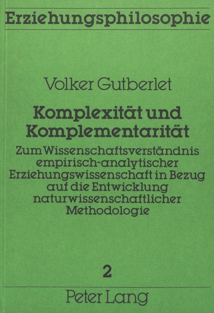 Book cover of: Komplexitaet und Komplementaritaet