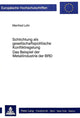 Book cover of: Schlichtung als gesellschaftspolitische Konfliktregelung
