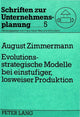 Book cover of: Evolutionsstrategische Modelle bei einstufiger, losweiser Produktion