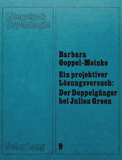 Book cover of: Ein projektiver Loesungsversuch: der Doppelgaenger bei Julien Green