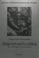 Book cover of: Bildgestalt und Erzaehlung
