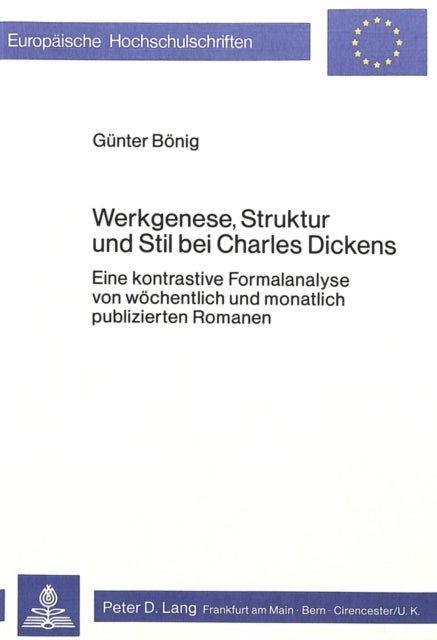 Book cover of: Werkgenese, Struktur und Stil bei Charles Dickens