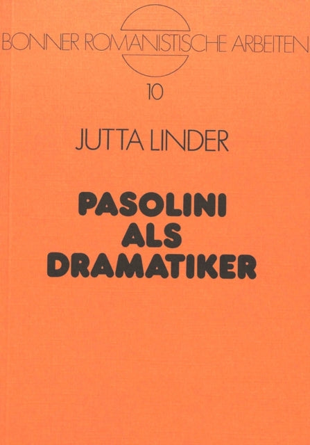 Book cover of: Pasolini als Dramatiker