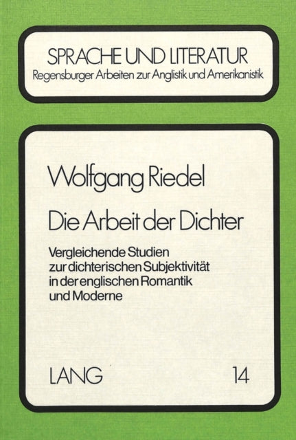 Book cover of: Die Arbeit der Dichter