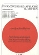 Book cover of: Verteilungswirkungen der Staatsverschuldung