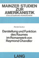 Book cover of: Darstellung und Funktion des Raumes im Romanwerk von Raymond Chandler