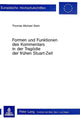 Book cover of: Formen und Funktionen des Kommentars in der Tragoedie der fruehen Stuart-Zeit