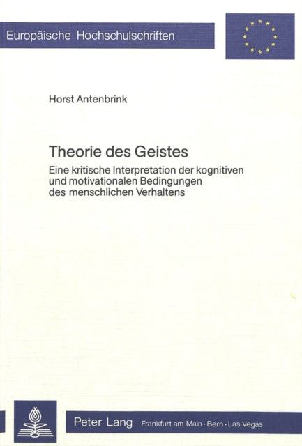 Book cover of: Theorie des Geistes
