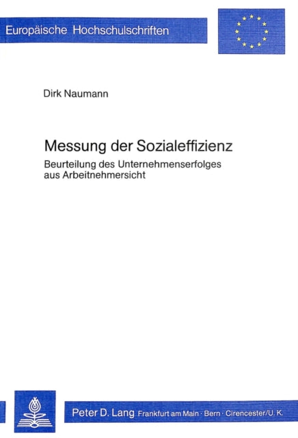 Book cover of: Messung der Sozialeffizienz