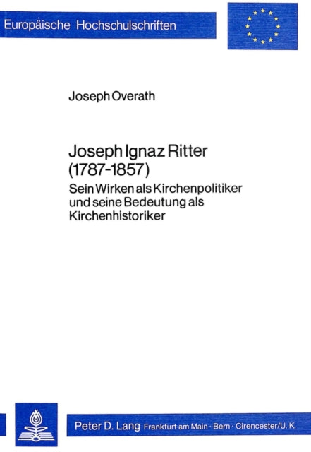 Book cover of: Joseph Ignaz Ritter (1787 - 1857)