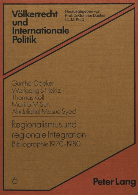 Book cover of: Regionalismus und regionale Integration