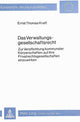 Book cover of: Das Verwaltungsgesellschaftsrecht