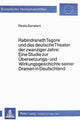 Book cover of: Rabindranath Tagore und das deutsche Theater der zwanziger Jahre